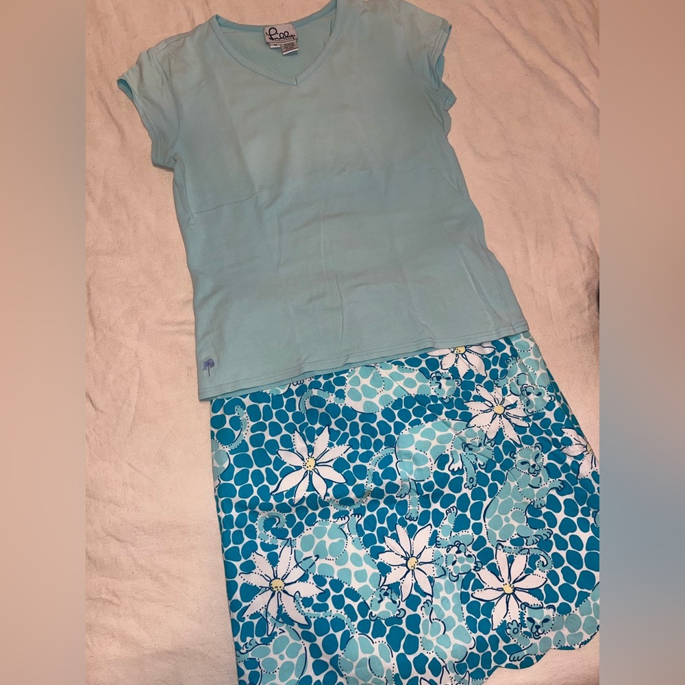 Vintage Lilly print skirt